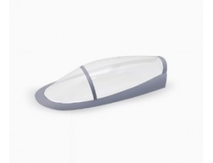 Freewing J-10A Vigorous Dragon 90mm EDF Jet Plastic Canopy Part 